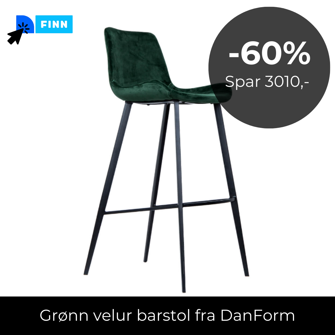 Danform barstol grønn